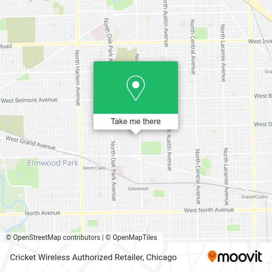 Cricket Wireless Authorized Retailer map