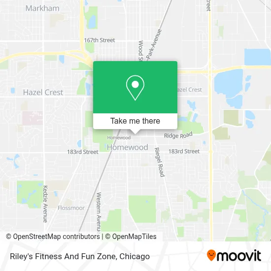 Riley's Fitness And Fun Zone map