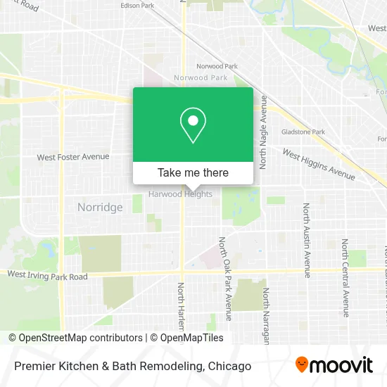 Premier Kitchen & Bath Remodeling map