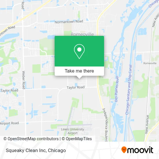 Squeaky Clean Inc map