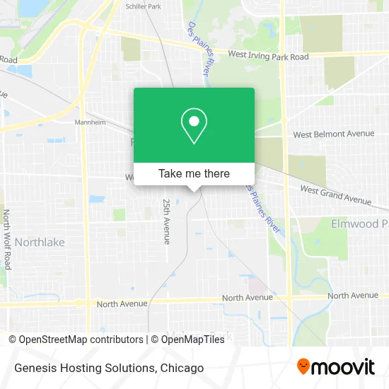 Genesis Hosting Solutions map