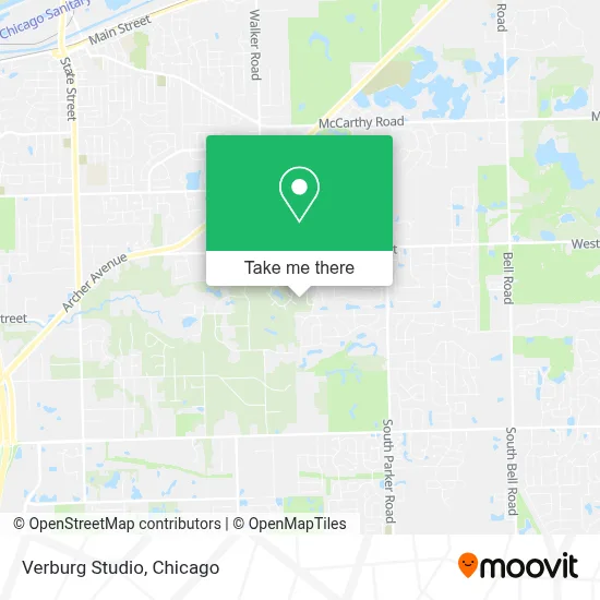 Verburg Studio map