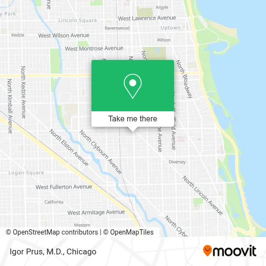 Igor Prus, M.D. map