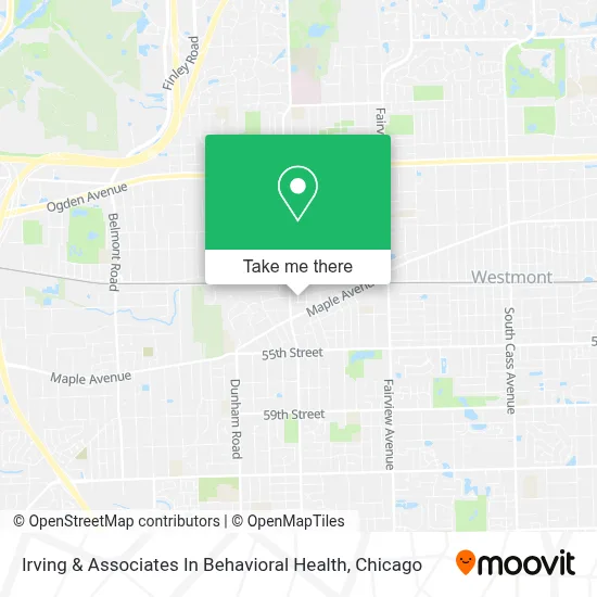 Irving & Associates In Behavioral Health map