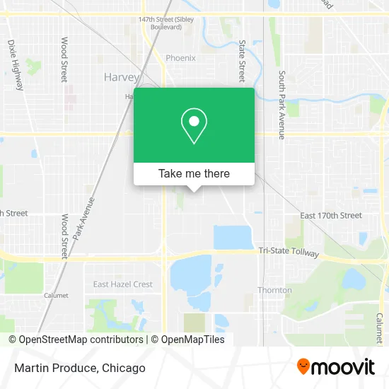 Martin Produce map