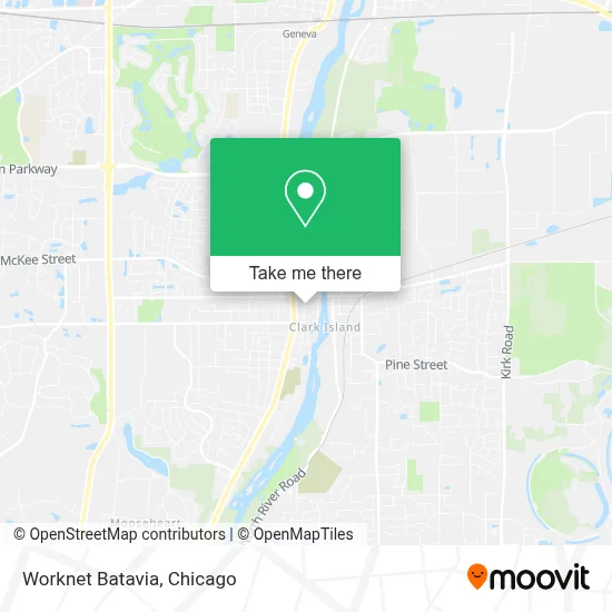 Worknet Batavia map