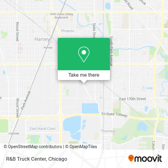 R&B Truck Center map