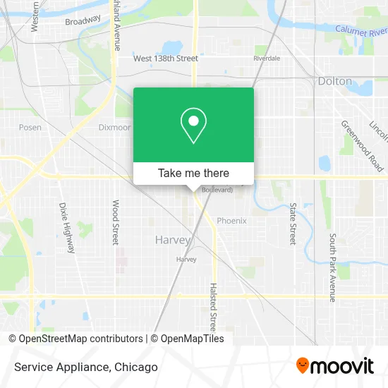 Service Appliance map