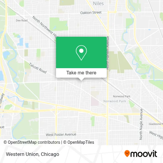 Western Union map