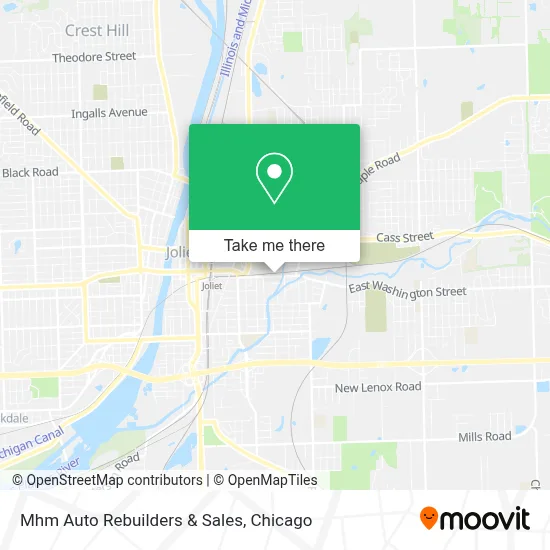 Mhm Auto Rebuilders & Sales map