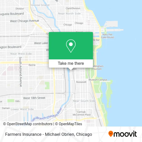 Farmers Insurance - Michael Obrien map