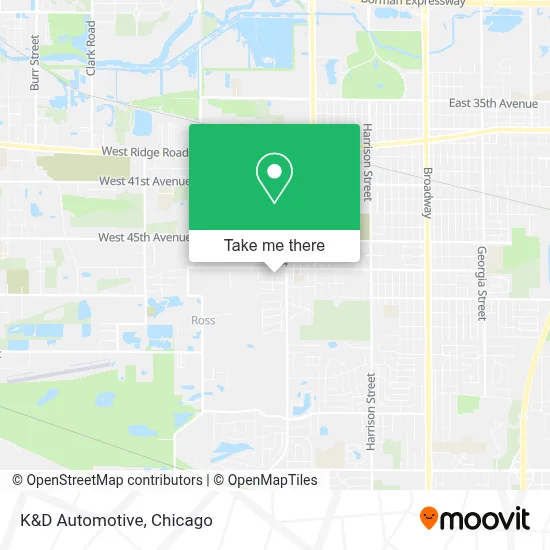 K&D Automotive map