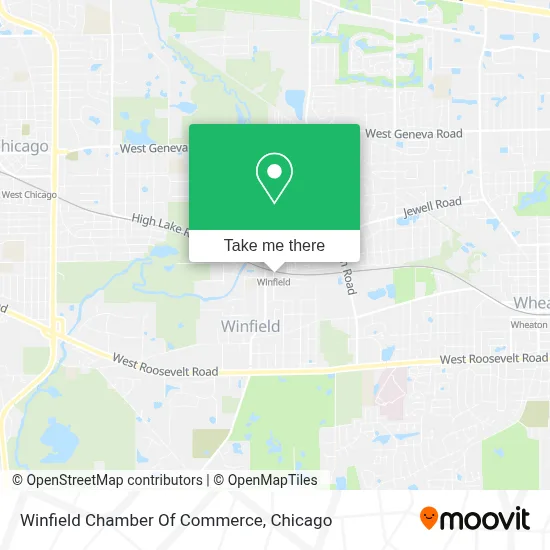 Winfield Chamber Of Commerce map