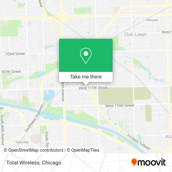Total Wireless map