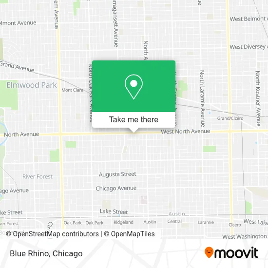 Blue Rhino map
