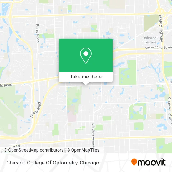 Chicago College Of Optometry map