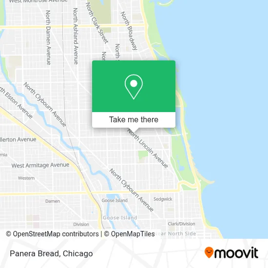 Panera Bread map