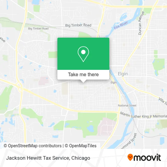 Jackson Hewitt Tax Service map