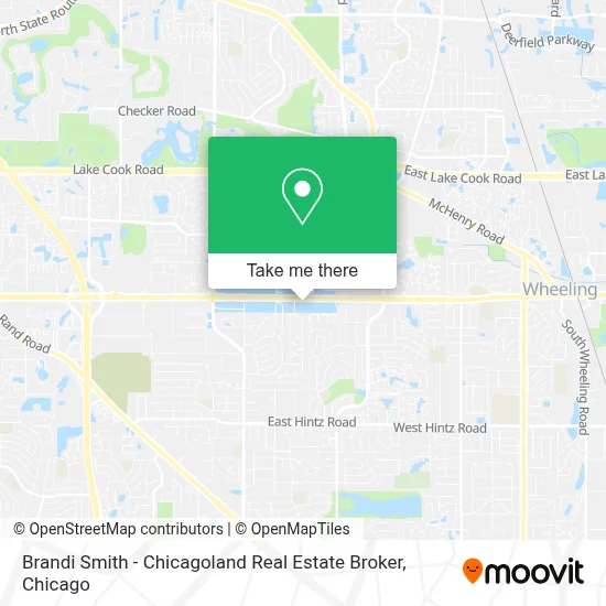 Brandi Smith - Chicagoland Real Estate Broker map