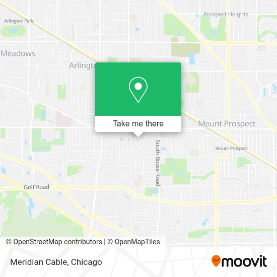 Meridian Cable map