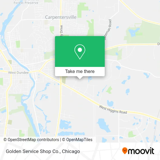 Golden Service Shop Co. map