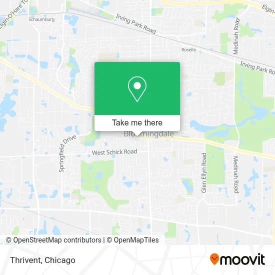 Thrivent map