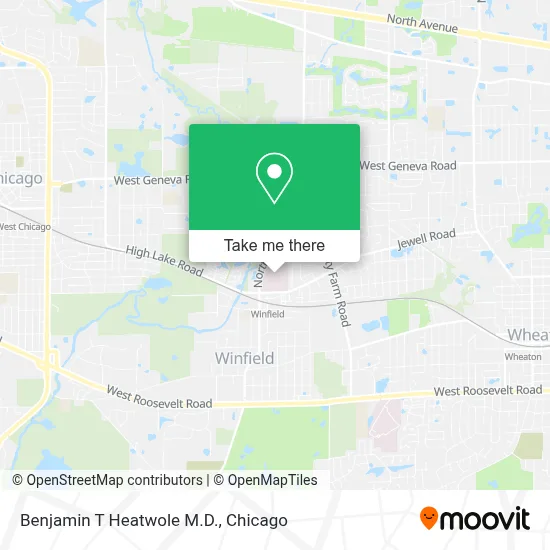 Benjamin T Heatwole M.D. map