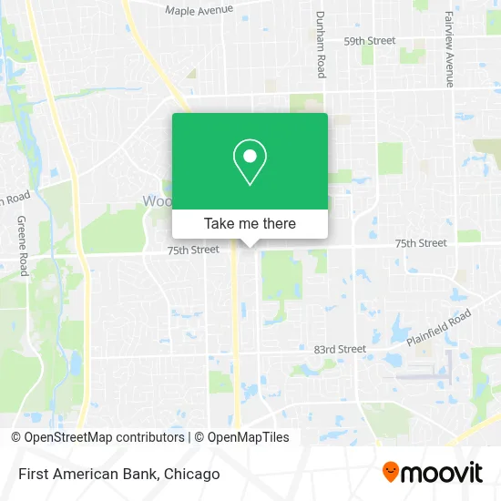 First American Bank map