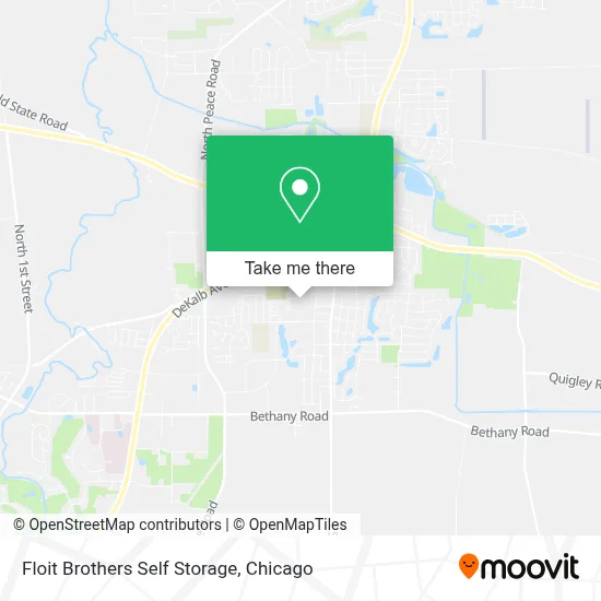 Floit Brothers Self Storage map
