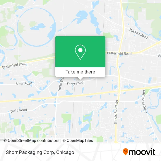 Shorr Packaging Corp map