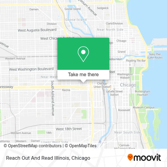Reach Out And Read Illinois map