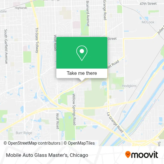 Mobile Auto Glass Master's map