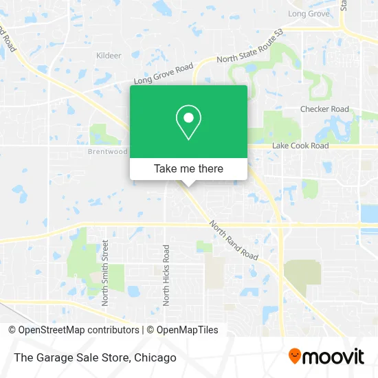 The Garage Sale Store map