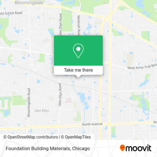 Foundation Building Materials map