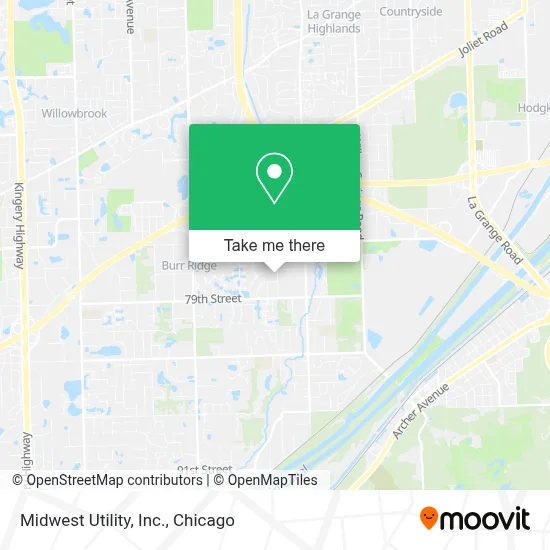 Midwest Utility, Inc. map
