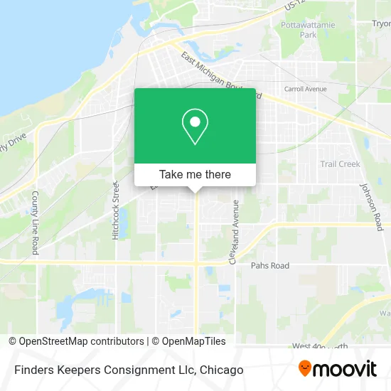 Finders Keepers Consignment Llc map