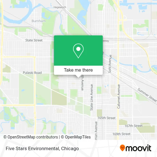 Five Stars Environmental map