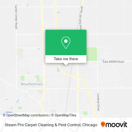 Steam Pro Carpet Cleaning & Pest Control map