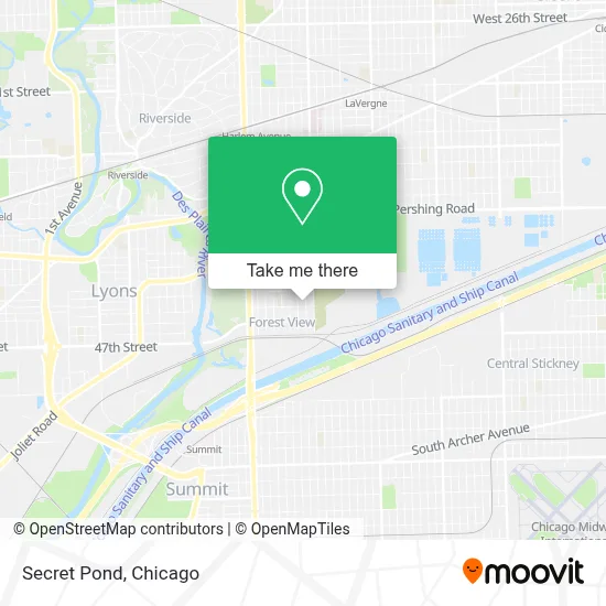 Secret Pond map