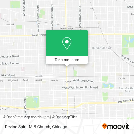 Devine Spirit M.B.Church map