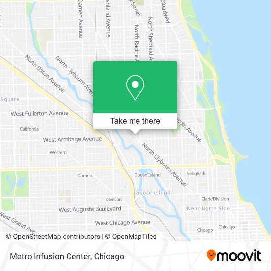 Metro Infusion Center map