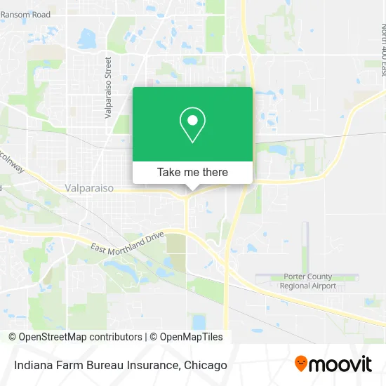 Indiana Farm Bureau Insurance map