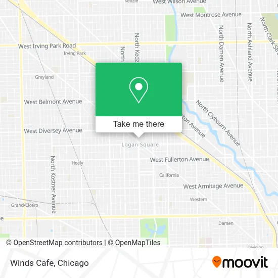 Winds Cafe map