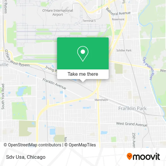 Sdv Usa map