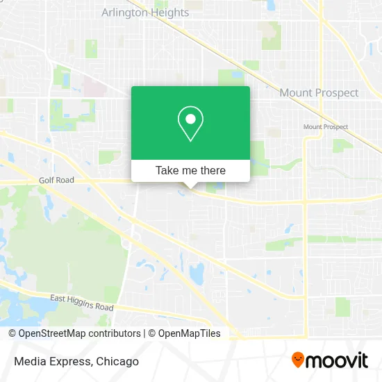Media Express map