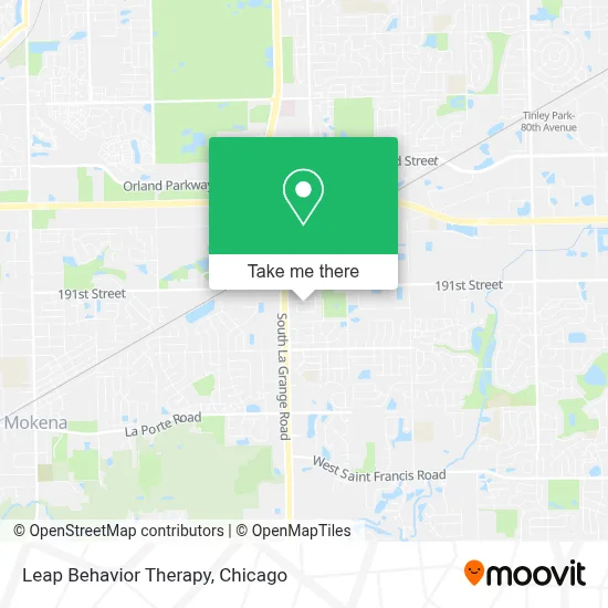 Leap Behavior Therapy map