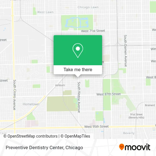 Preventive Dentistry Center map
