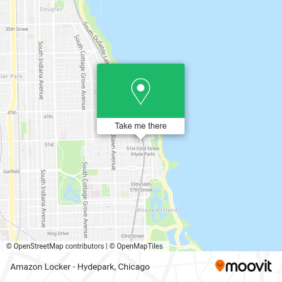 Amazon Locker - Hydepark map