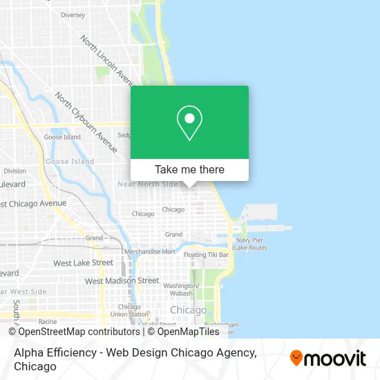 Alpha Efficiency - Web Design Chicago Agency map