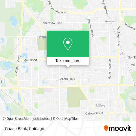 Chase Bank map
